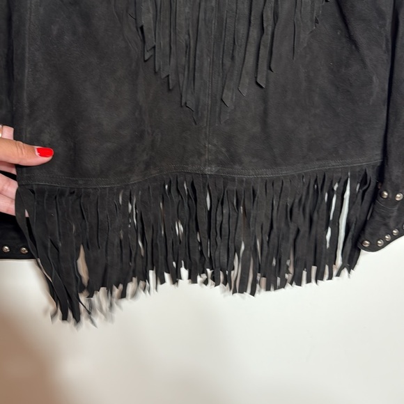 Idyllwild Leather and Studs Fringe Jacket - Picture 15 of 17